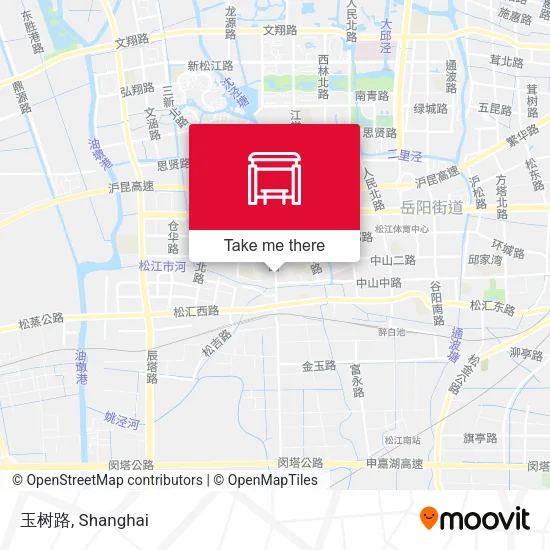 玉树路 map