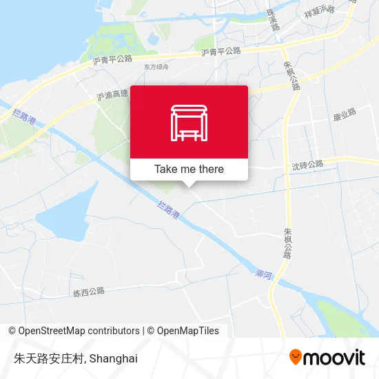 朱天路安庄村 map