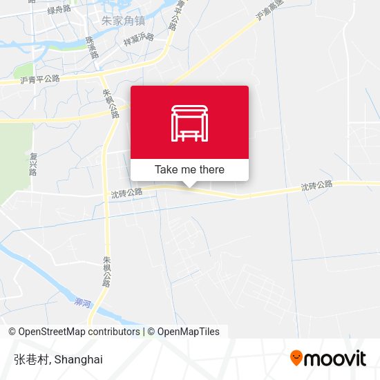 张巷村 map