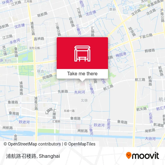 浦航路召楼路 map