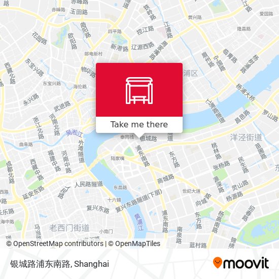 银城路浦东南路 map
