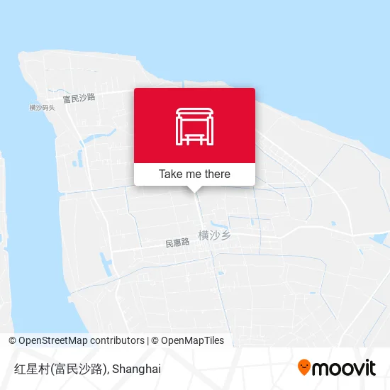 红星村(富民沙路) map