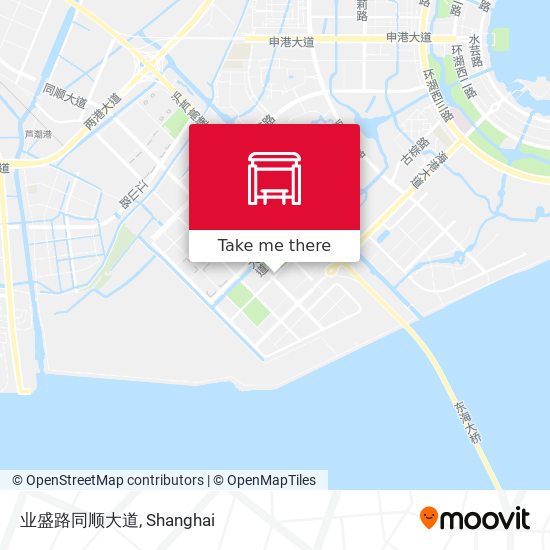 业盛路同顺大道 map