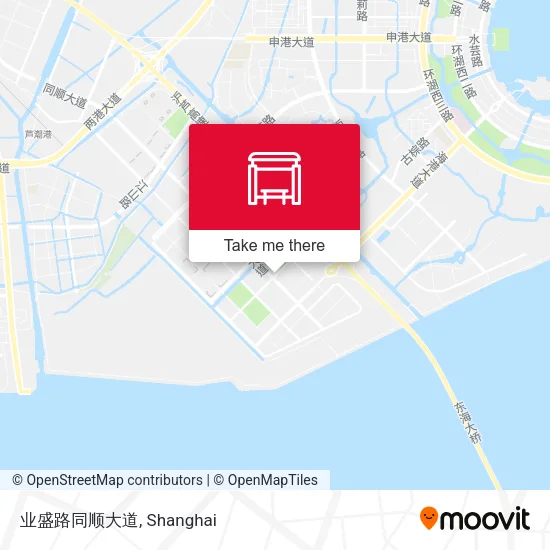 业盛路同顺大道 map