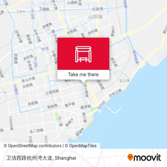 卫清西路杭州湾大道 map