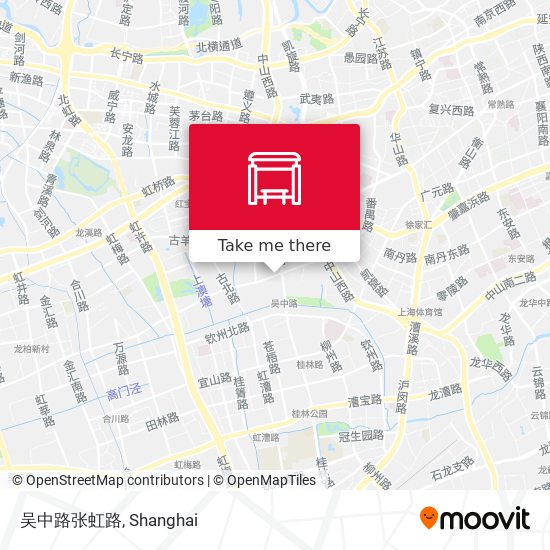 吴中路张虹路 map