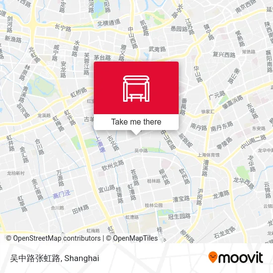 吴中路张虹路 map