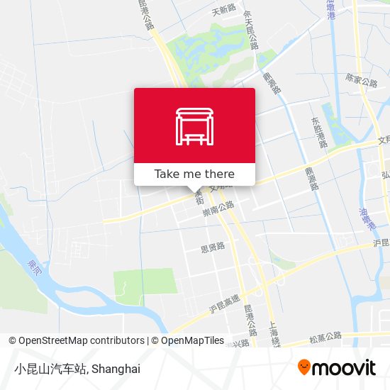 小昆山汽车站 map