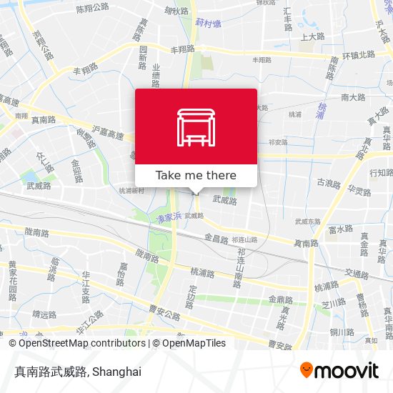 真南路武威路 map