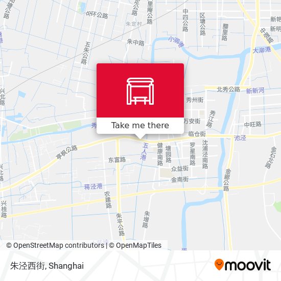 朱泾西街 map