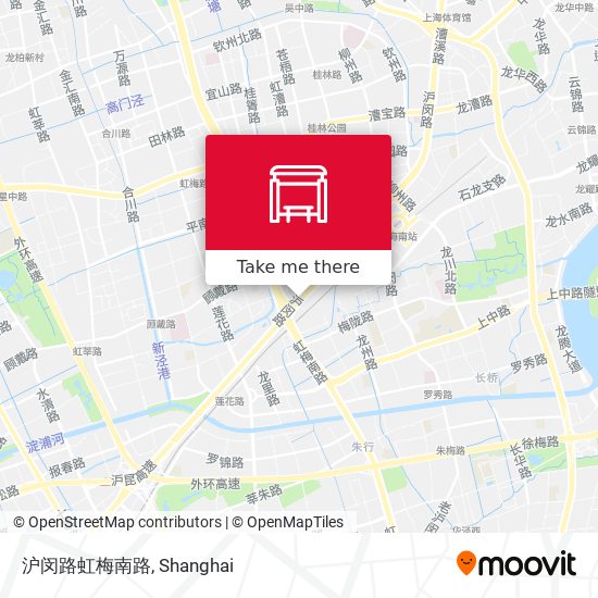 沪闵路虹梅南路 map