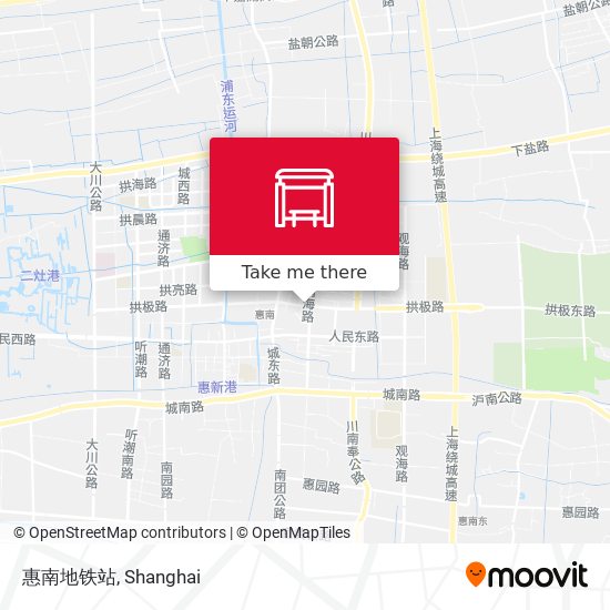惠南地铁站 map