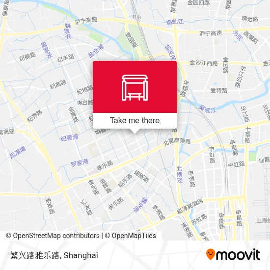 繁兴路雅乐路 map