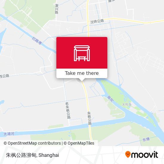 朱枫公路泖甸 map