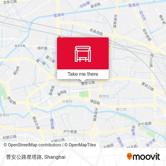 曹安公路星塔路 map