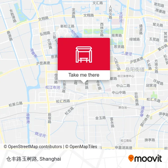 仓丰路玉树路 map