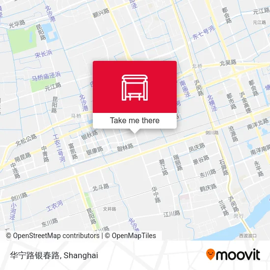 华宁路银春路 map