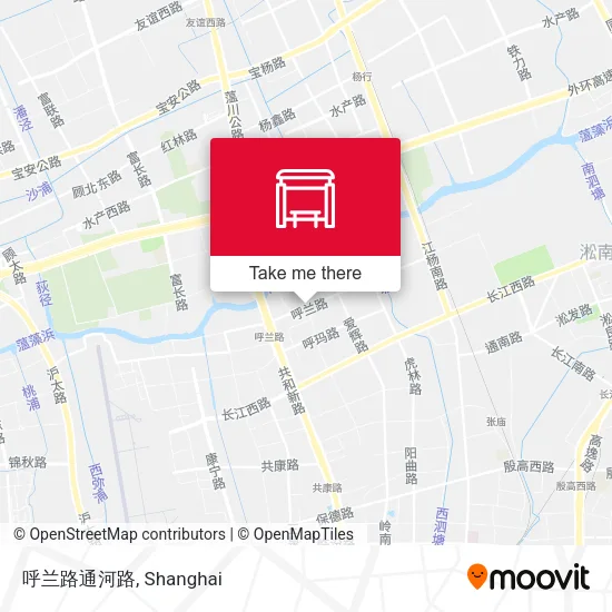 呼兰路通河路 map