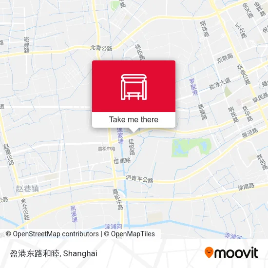 盈港东路和睦 map