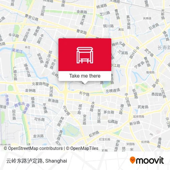 云岭东路泸定路 map
