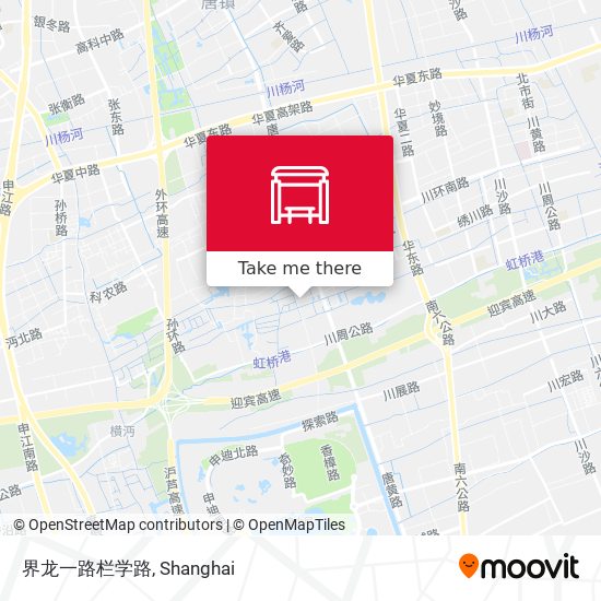 界龙一路栏学路 map