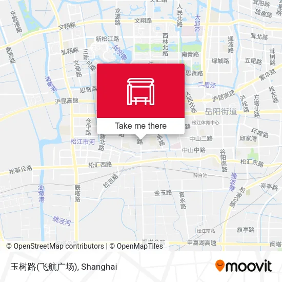 玉树路(飞航广场) map