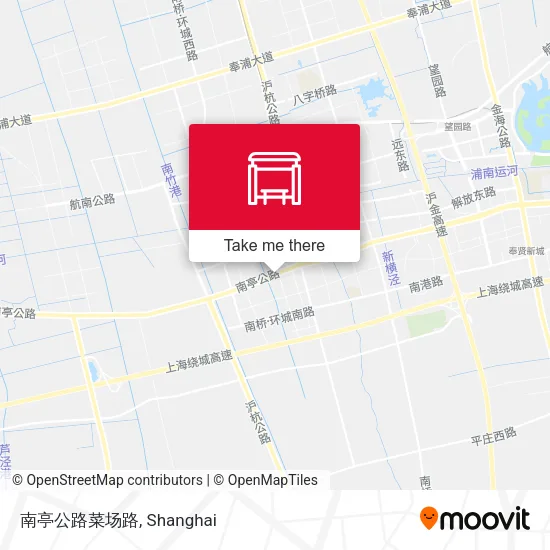 南亭公路菜场路 map