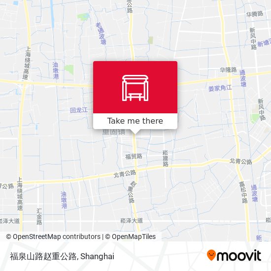 福泉山路赵重公路 map