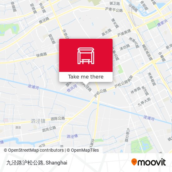 九泾路沪松公路 map
