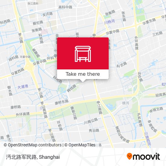 沔北路军民路 map