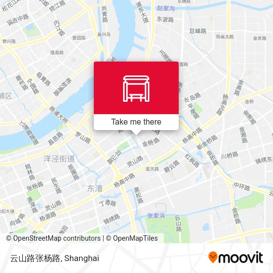 云山路张杨路 map