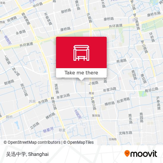 吴迅中学 map