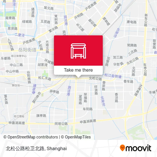 北松公路松卫北路 map