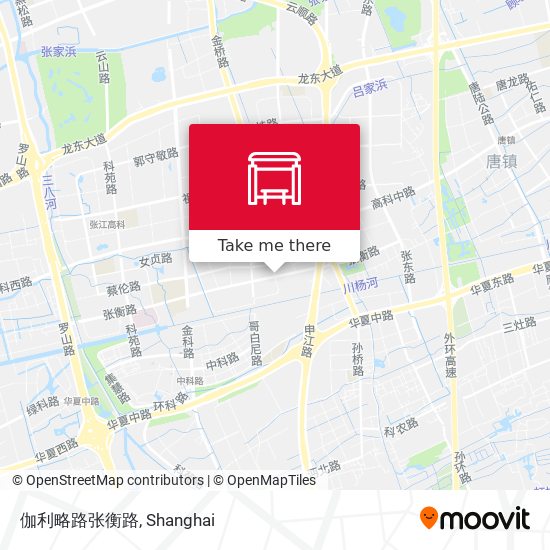 伽利略路张衡路 map
