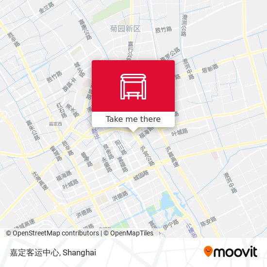 嘉定客运中心 map