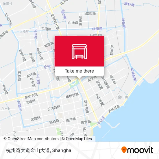 杭州湾大道金山大道 map