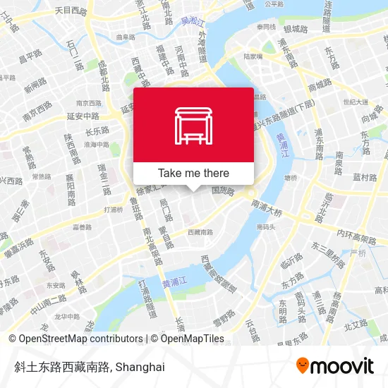 斜土东路西藏南路 map