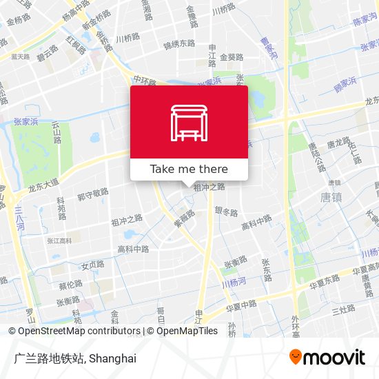 广兰路地铁站 map