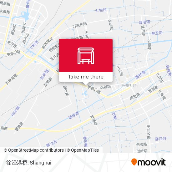 徐泾港桥 map