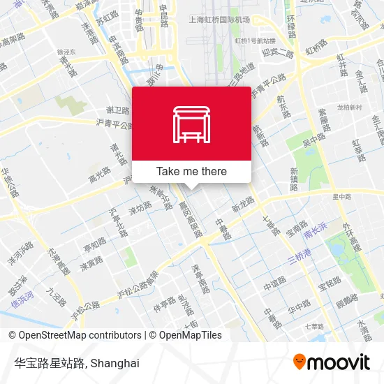 华宝路星站路 map