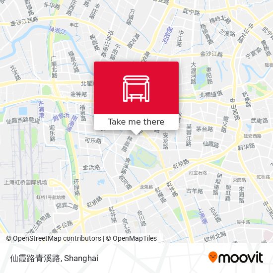仙霞路青溪路 map
