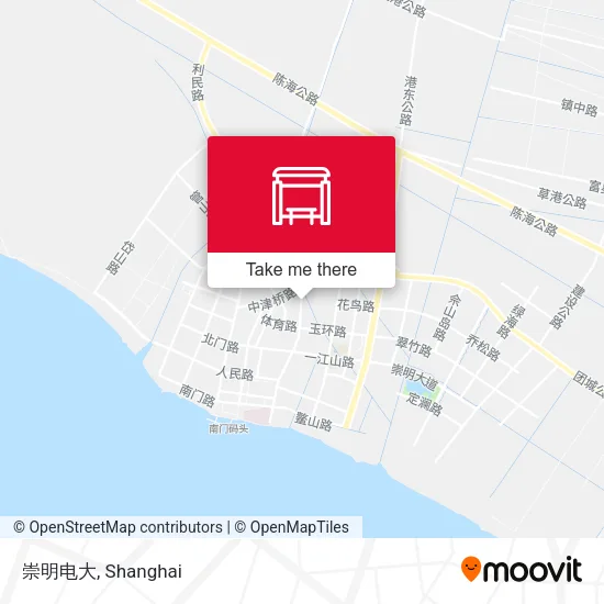 崇明电大 map