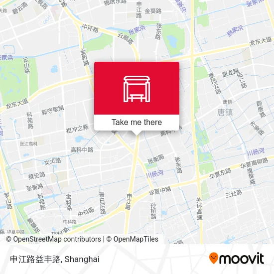 申江路益丰路 map
