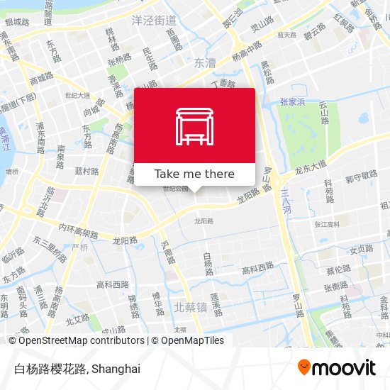 白杨路樱花路 map