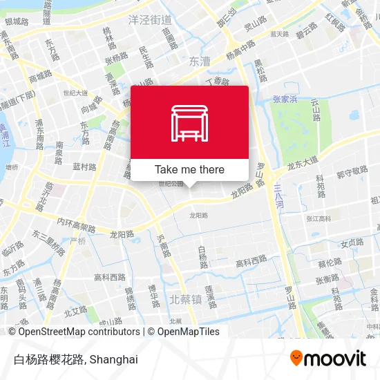 白杨路樱花路 map