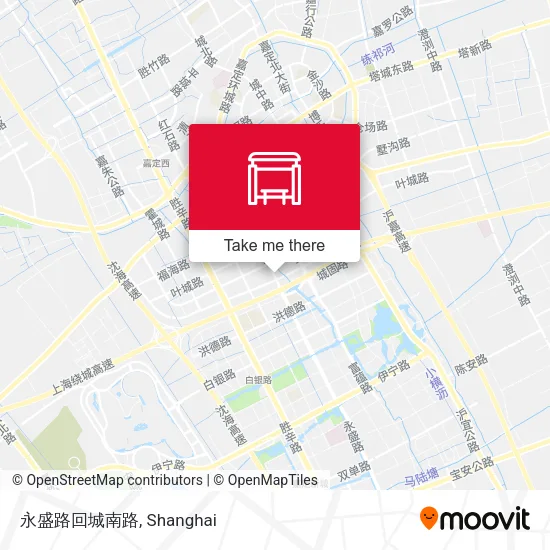 永盛路回城南路 map