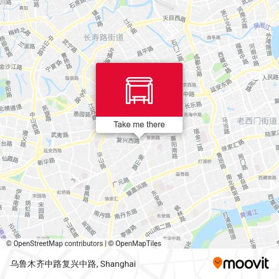 乌鲁木齐中路复兴中路 map