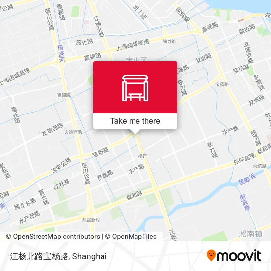 江杨北路宝杨路 map