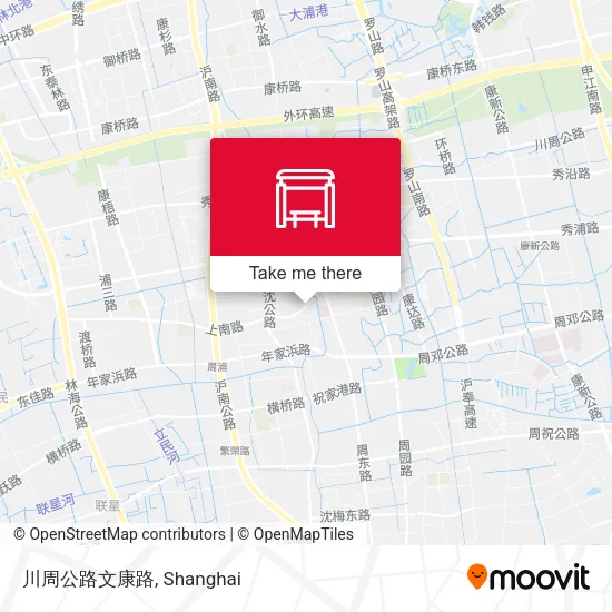 川周公路文康路 map