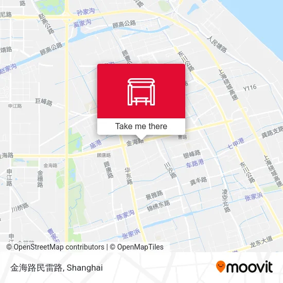 金海路民雷路 map